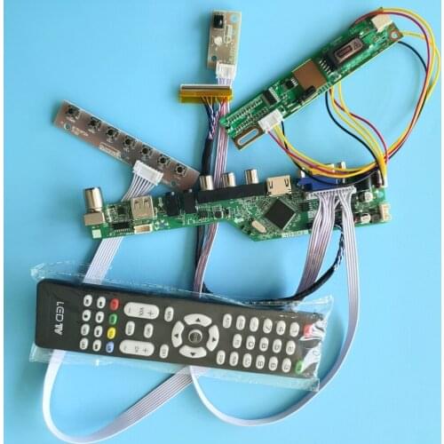 For N150X3 -L09 Digital Signal Controller USB Module Driver Board 30pin 1 lamps 15" HDMI VGA AV TV New 1024X768