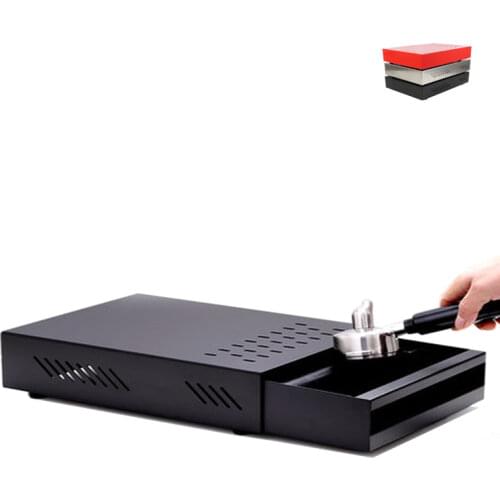 Coffee Knock Box Espresso Grounds Residue Drawer Style for Barista Coffee Portafilter Filter Ground Container Tamper Base