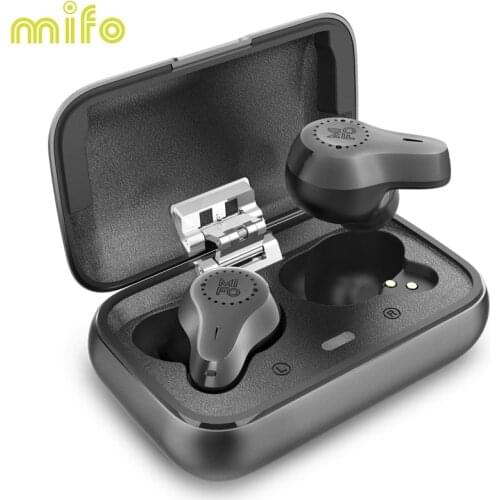 Mifo O7 TWS Bluetooth V5.0 Aptx Earphone Double Balanced Touch Wireless Earbuds Noise Reduction Sport Waterproof HiFi Earphones