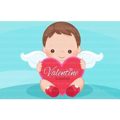 Lovely Flying Wing Love Heart Baby Boy Metal Cutting Dies Valentines Day Stencil for DIY Scrapbooking Cards Decorative