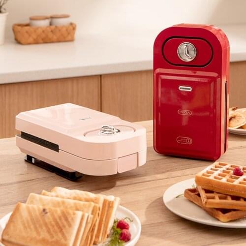 Zk30 Sandwich Machine Multi-Function Breakfast Maker Household Timing Waffle Light Food Machine Bread Toaster
