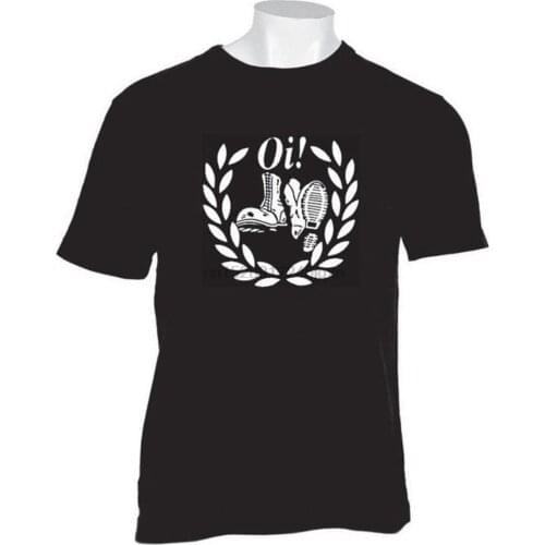 MENS SKINHEAD OI TSHIRT PUNK SKA SCOOTER CRUCIFIED 4SKIN Top Christmas Gifts Tee Tshirt