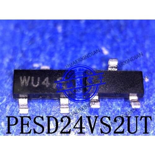 New Original PESD24VS2UT Printing WU4 SOT23