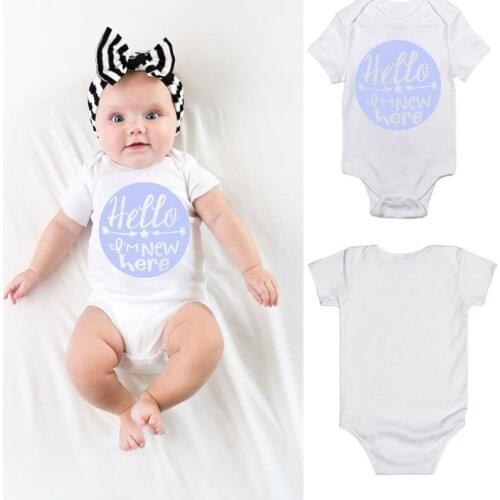 Letter Printing New Born Baby Clothes girls One-Pieces baby girl romper Clothing Toddler Infant Kids Boys Jumpsuit Outfits