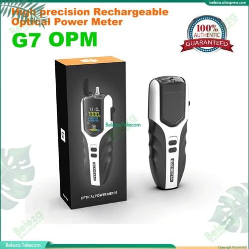 OPM high precision Rechargeable ptical power meter G7 Color LCD Screen fiber optic power meter with flash light