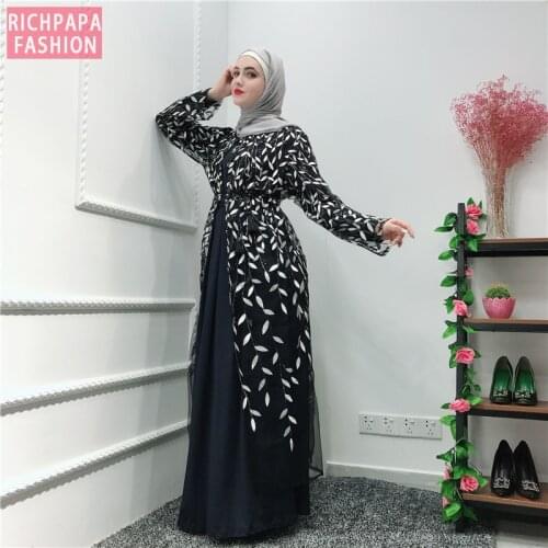 Ramadan Abaya Robe Dubai Turkey Islam Kimono Cardigan Hijab Muslim Dress Kaftan Abayas For Women Jilbab Caftan Elbise Clothing