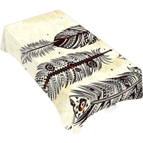 Dream Feather Tablecloth Table Cover Dining Decoration