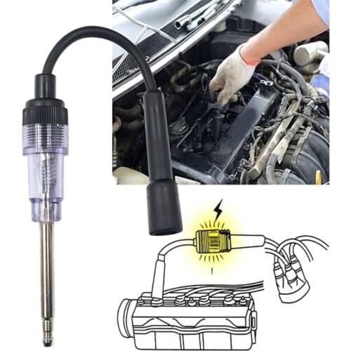 Spark Plug Ignition Diagnose Engine Tester 6-12V Compatible with Automotive Car Lawn Mower Motorcycle