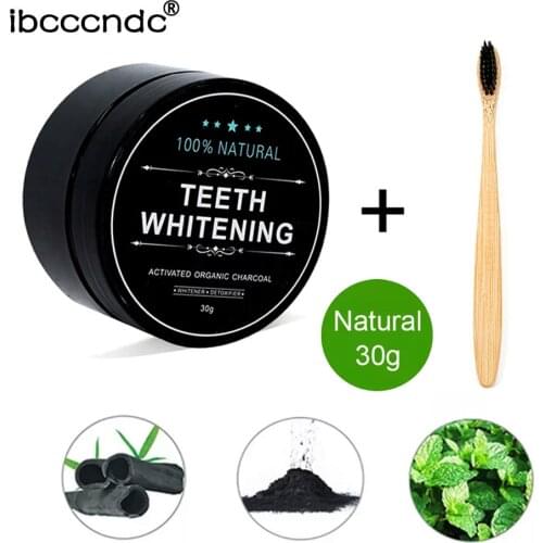 30g Teeth Whitening Oral Care Charcoal Powder Natural Activated Charcoal Teeth Whitener Powder Oral Hygiene Dental Tooth Care