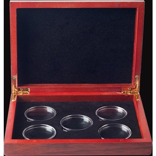 5pcs Panda Silver Coin Universal Protection Box Gift Box Silver Coin Empty Box Coin Collection Album Holders