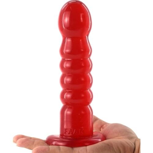 NNSX anal plug with suction cup Medium size sex toys realistic dildo for women men masturbator soft pvc material Flexible penis