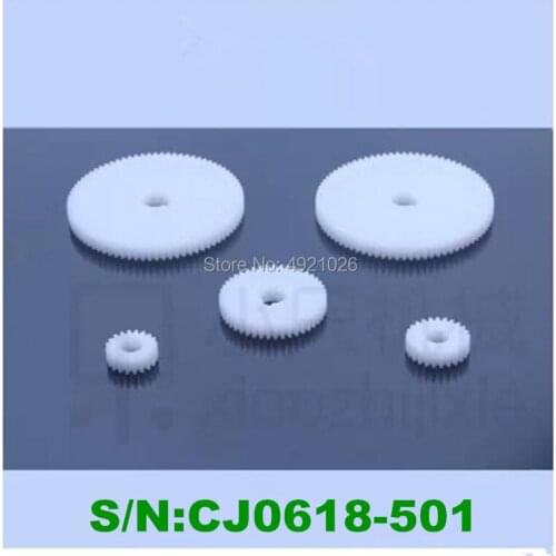 Free shipping S/N CJ0618 mini lathe gears , Cj0618 household small lathe lathe gears 5pcs plastic screwdriver metal gears