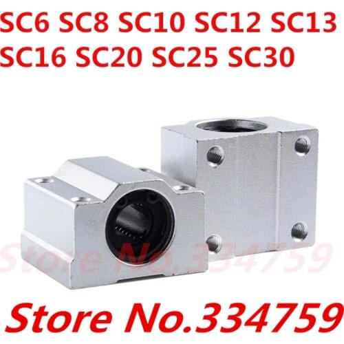 SC6UU SC8UU SC10UU SC12UU SC16UU SC20UU SC25UU SC30UU SC35 linear motion slide block for linear shaft CNC parts 3d printer parts