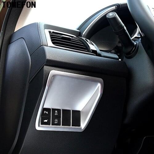 FOR HONDA URV UR-V 2017 ABS Chrome Headlight Switch Frame Trim Adjustment Circle Sticker 1piece