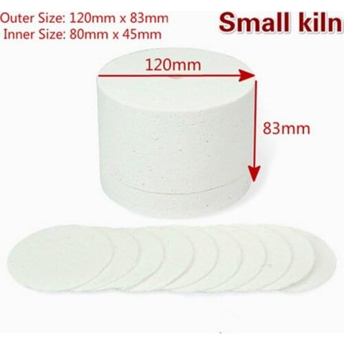 Hot Selling Novelty Jewelry Tool Mini Microwave Glass Fusing Kiln 12x8.3cm + 10pcs kiln paper