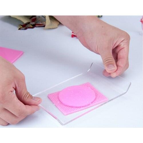 Hot Sale Clay Sculpting Set Carving Pottery Mud Plate Flattening Tools For Fime Polymer Clay Playdough Slime Easy Leveling Tool