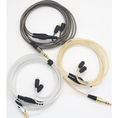 Headphone Cable MMCX for Shure SE215 SE315 SE535 SE846 Replacement Earphone Cable Audio Cable Cords for Westone Wires 1.2m