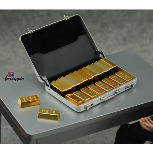 KNL HOBBY Action Figure 1/6 Soldier Brick Gold Bars BJD 3A FR OB Scene Model 6 Piece Waves