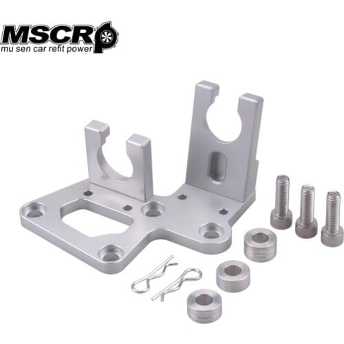 RSX Shifter Cable Trans Bracket for K20 K20A K24 K Swap Series EG EK DC2 Race Black/Silver