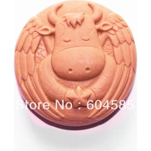 Flying Cow S158 Craft Art Silicone Soap mold Craft Molds DIY Handmade soap molds