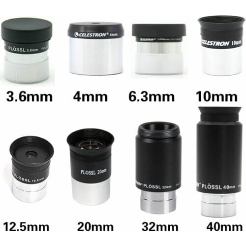 New 1.25" Plossl SR4mm 6.3mm 12.5mm 20mm 32mm Eyepiece Multi Coated Monocular Tелескоп Astronomical Telescope Accessories