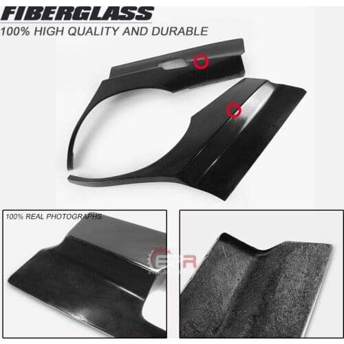 APR Style FRP Fiber Glass Wide Body Rear Fender +40mm Fiberglass Wheel Arch Cover Drift Kit Fit For Mitsubishi Evolution EVO 8 9