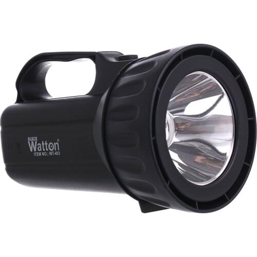 Professional portable rechargeable flashlight Wt-403 Strong Hard Plastic White Light Hunting, Camping,Home, School, Car, hotel