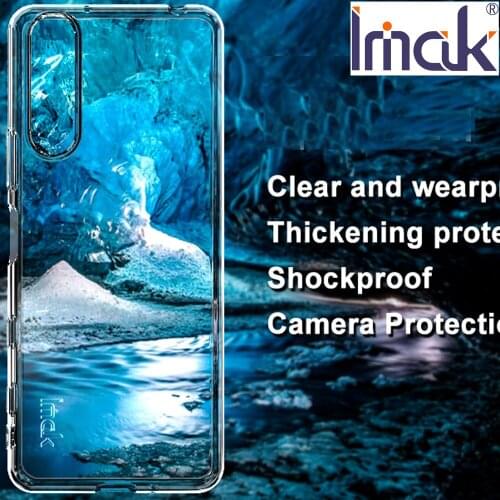 IMAK Clear Transparent TPU Case For Sony Xperia 5 ii Soft Silicone Cover