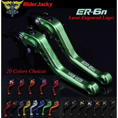 RiderJacky CNC Adjustable 14.7cm Short Brake Clutch Levers For Kawasaki NINJA 650R/ER-6N ER-6n 2009-2016 2013 2014 2015