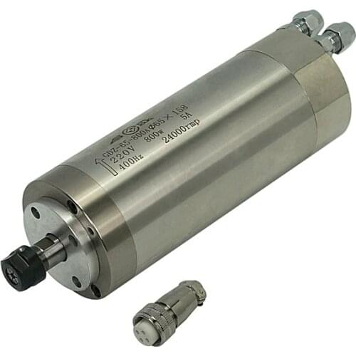 800W 1.5KW 2.2KW 3KW CNC Water-Cooled Spindle Motor 220V With 4 Bearings Router Tools For Engraving Machine