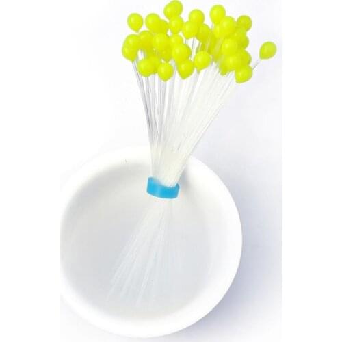 UV-X Crab And Shrimp Crustacean Eyes Fly Tying Materials Fluorescent Yellow 50Pcs Per Pack