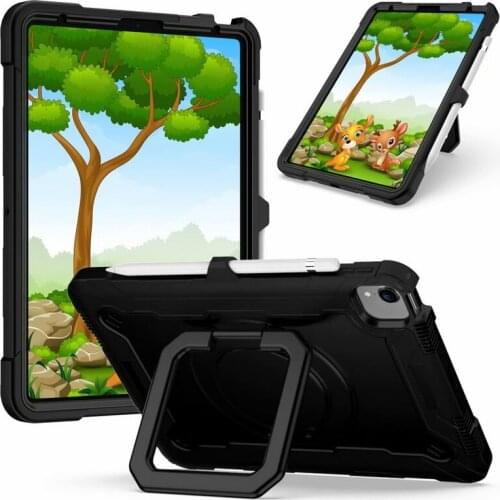 Rotating Cover for iPad Air 4 10.9 2020 Pro 11" 2018/2020 iPad 10.2 2019/2020 Shockproof Silicon Stand Tablet Case Funda