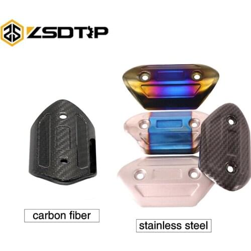 ZSDTRP 1PC 40-63mm Motorcycle Exhaust Muffler Pipe Protector Heat Shield Cover Guard Link Pipe Anti-scalding Cover