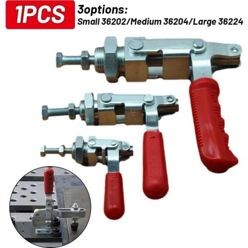 1pc Heavy Release Toggle Clamp Holding Capacity Push Pull Toggle Clamp Hand Tool For Processing Or Assembly Of Fixed Clamping