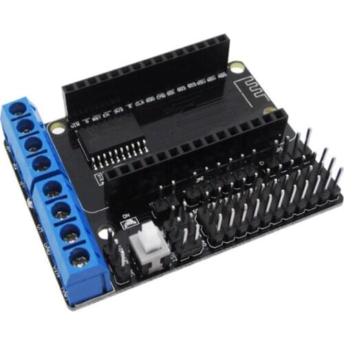 10PCS NodeMCU Motor Shield Board L293D for ESP-12E from ESP8266 kit diy rc toy wifi rc smart car remote control Node MCU