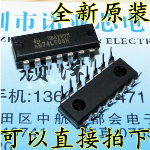 10PCS SN74LS08N DIP14 SN74LS08 DIP 74LS08N 74LS08 SN74LS08 HD74LS08P DIP-14 new and original IC