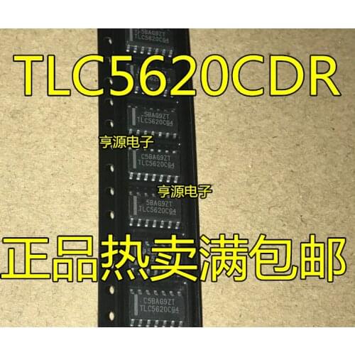 10PCS TLC5620 TLC5620C TLC5620CDR TLV5620CDR TLV5620IDR SOP-14