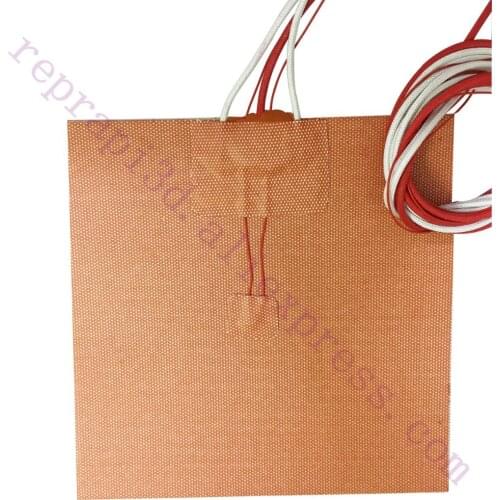 200x200mm 12V 24V Dual Power Silicone Heated Bed Flexible Silicone Heater Replaced MK3 Hot Bed for RepRap Prusa i3 3D Printer