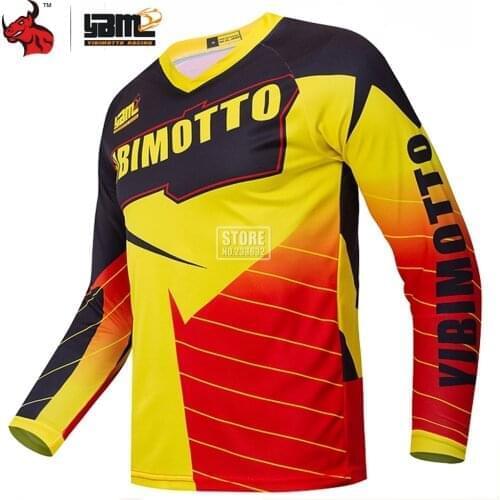 2021 Summer Motocross Jacket Hombre Jersey Cycling Mountain Bike DH Maillot Motocross Off-road Breathable Bike Motorcycle Jacket
