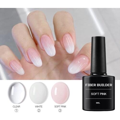 8ml Nail Finger Extension Quick Building Crystal Nail Art Decorations Tips UV Gel Sticking Jewelry DIY Manicure Accessory