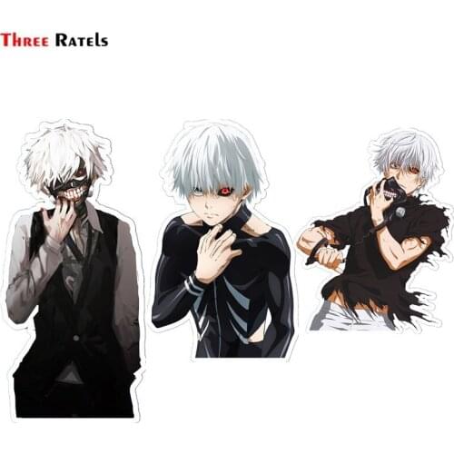 Three Ratels FC749 Anime Sticker Car Bumper Truck Window Helmet Laptop Phone Decal Tokyo Ghoul