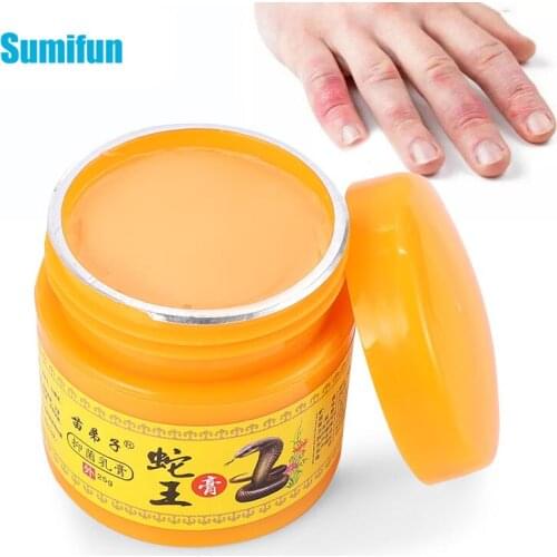 1pcs Psoriasis Antibacterial Cream Dermatitis Eczematoid Skin Care Ointment Anti-itching Chinese Herbal Medicine Plaster P0234