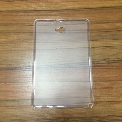 Case For Samsung Galaxy Tab A 10.1 2016 A6 P580 P585 With S Pen Cover 360 Full Protective Soft TPU Cover Clear Back Slim Cases