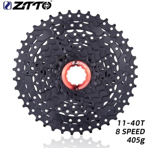ZTTO MTB 8 Speed Cassette 11-40 Black Freewheel 11-40T k7 8speed Lightweight and durable for M410 X4 HG cassette Mountain Bike