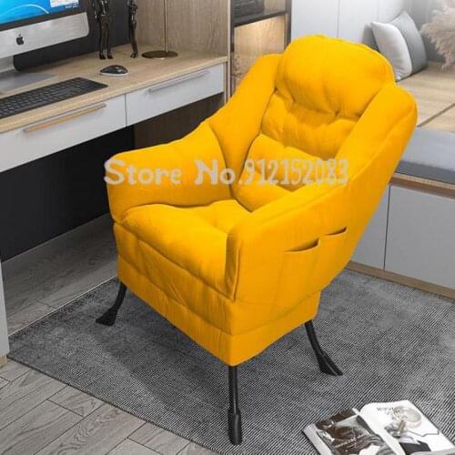 Lazy sofa single sofa chair student dormitory computer chair home modern minimalist bedroom balcony backrest recliner