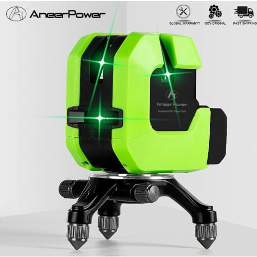 360 Rotation New 5 Lines 3D Laser Level Laser Brightness Can Be Adjusted Slash Automatic Leveling Vertical Cross Indoor Outdoor