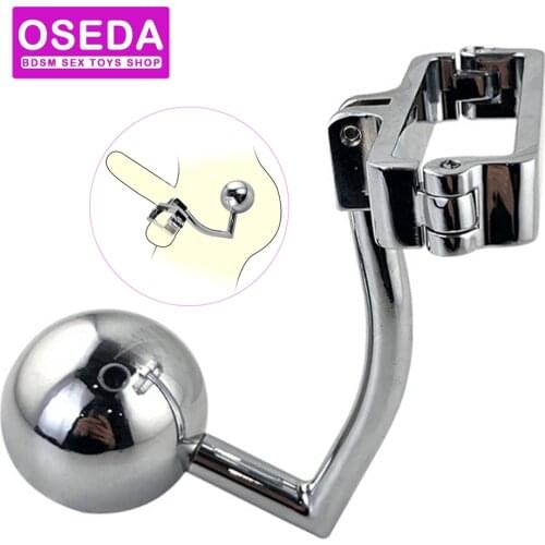 Metal Anal Hook Butt Plugs Beads Heavy Duty Cock Penis Ring Ball Stretcher Adult Prostate Massage Sex Toy For Man Erotic Product