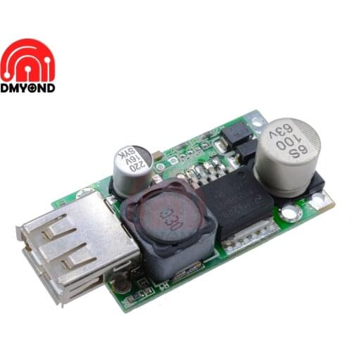 LM2596HV 5V DC-DC Step Down Buck Converter Board Module 9V 12V 24V 36V 48V to 5V 3A USB Charger Diy Electronic Module