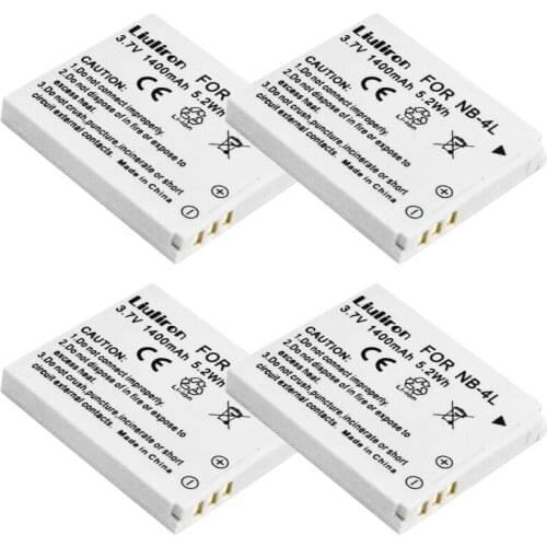 NB-4L NB4L NB 4L For Canon IXUS 30 40 50 55 60 65 80 100 PowerShot SD1000 1100 SD780 SD960 Batteries