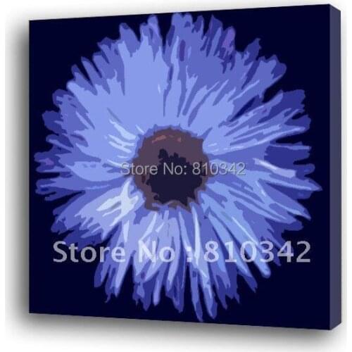 Wholesale high quality painting POP flower wall art free shipping